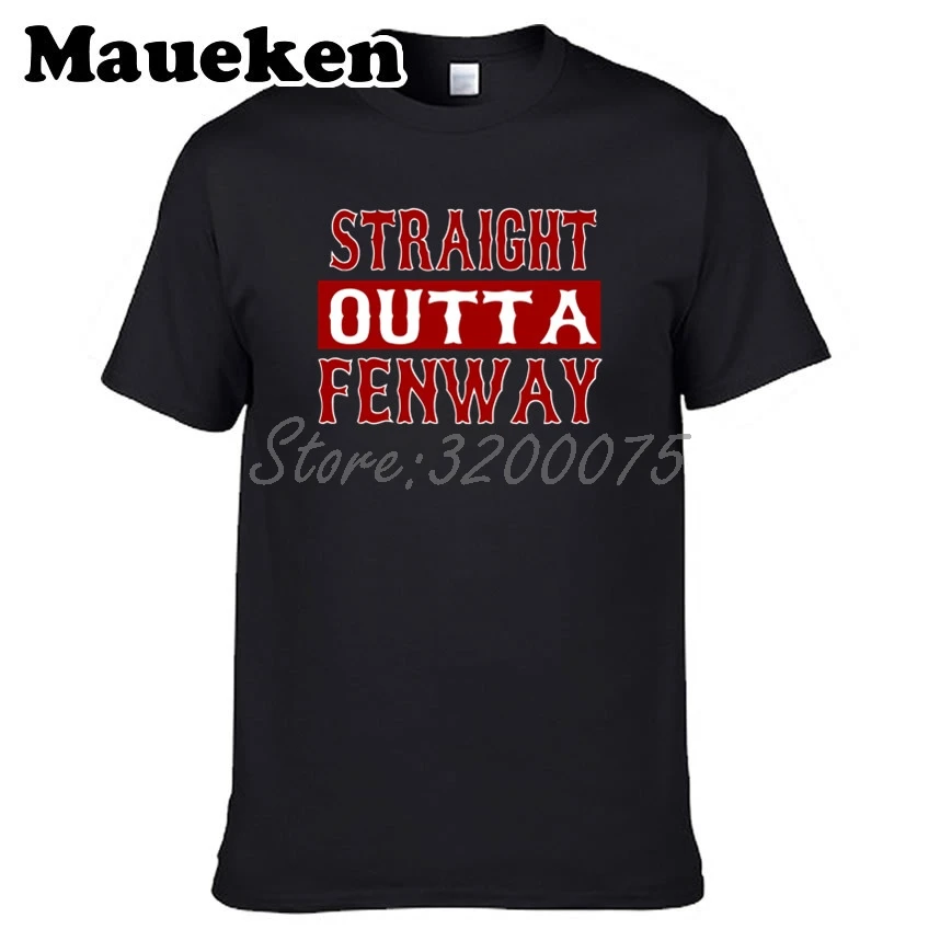 Мужская футболка Boston Straight Outta Fenway футболки с коротким рукавом мужская красная Sox