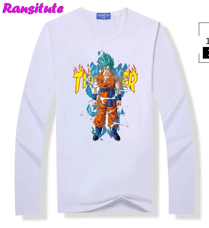 Ransitute R318 Dragon Ball можно стирать и термопечать Термотрансферная футболка аппликация нашивка на рюкзак