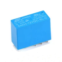 free shipping 10pc original smih 12vdc sl c 14fh 8pin dc power relay pcb type blue color compound type