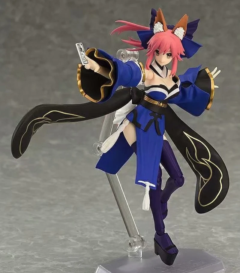 Figma 304 Fate EXTRA Caster Tamamo no Mae Fox Girl BJD ПВХ фигурка игрушки