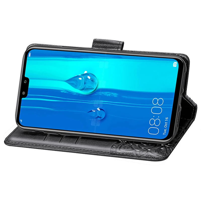 MicroData для huawei Y7 PRO Y6 Pro Y9 2019 кошелек из искусственной кожи флип-подставка крышки
