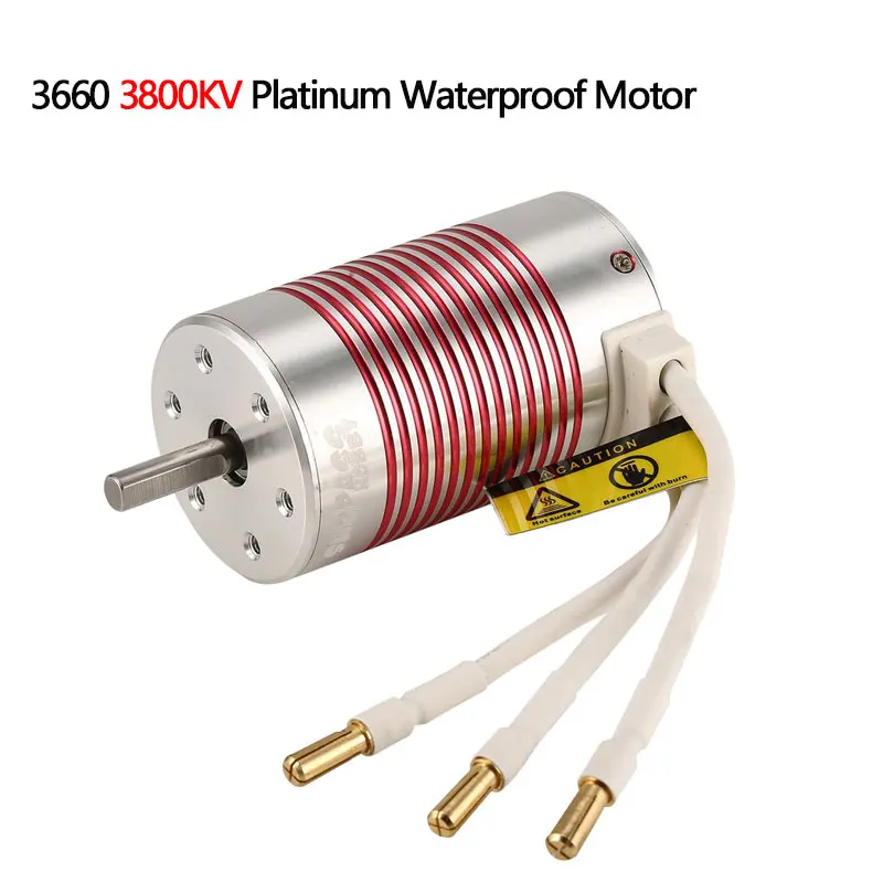 3660 3800KV SURPASSHOBBY Platinum Водонепроницаемая серия 3660 4300KV 3800KV 3300KV бесщеточный двигатель для 1/10 RC модель автомобиля грузовика - Цвет: 3660 3800KV