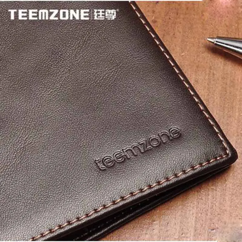 Модный одноцветный длинный натуральный кожный кошелек мужчины Европейской и