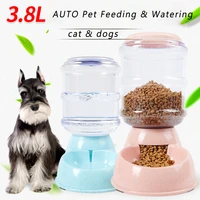 3 8l automatic pet waterfood fountain big capacity water fountain puppy dog drinker bowl pet cat drinking fountain dispense