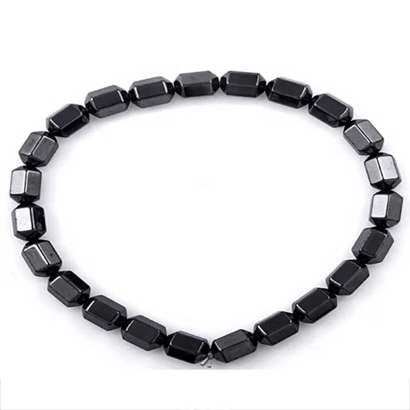 

6Styles Fashion Classic Natural Stone Black Volcanic Lava Beads Bracelets Energy Stone Bracelet Gift Yoga