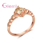 Винтажное кольцо из розового золота, богемное кольцо принцессы с цирконием, кольцо для помолвки, романтическое обручальное кольцо для девушек и женщин, оптовая продажа