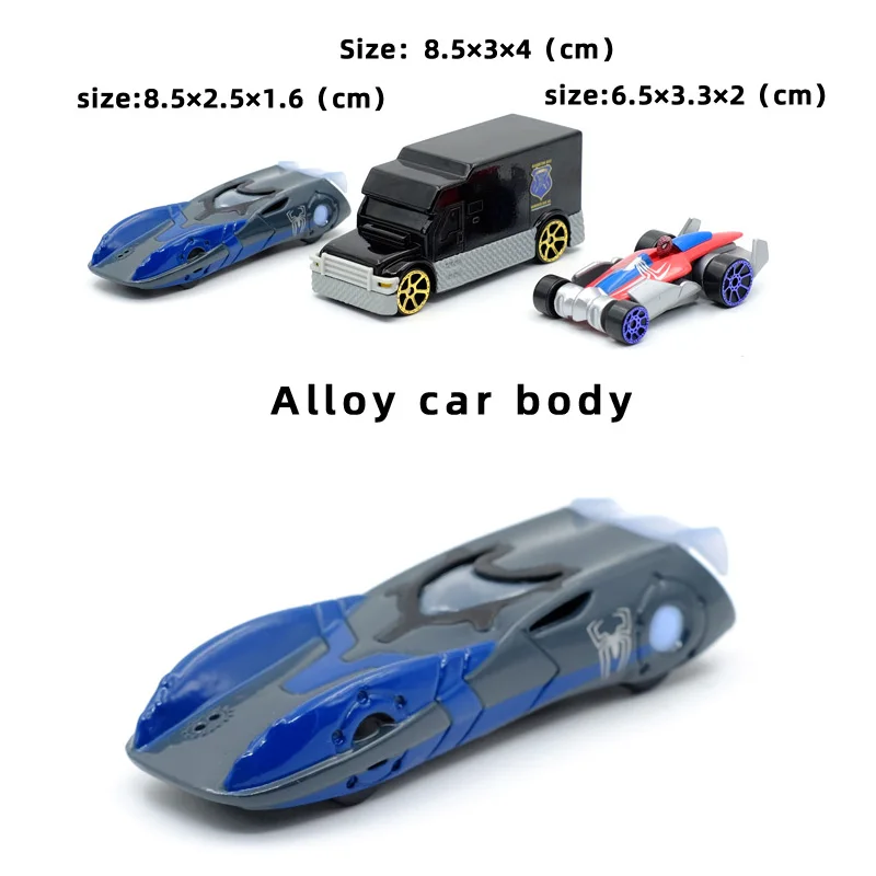 Бесплатная доставка детская игрушечная машинка модель из сплава с горкой 1:64 3
