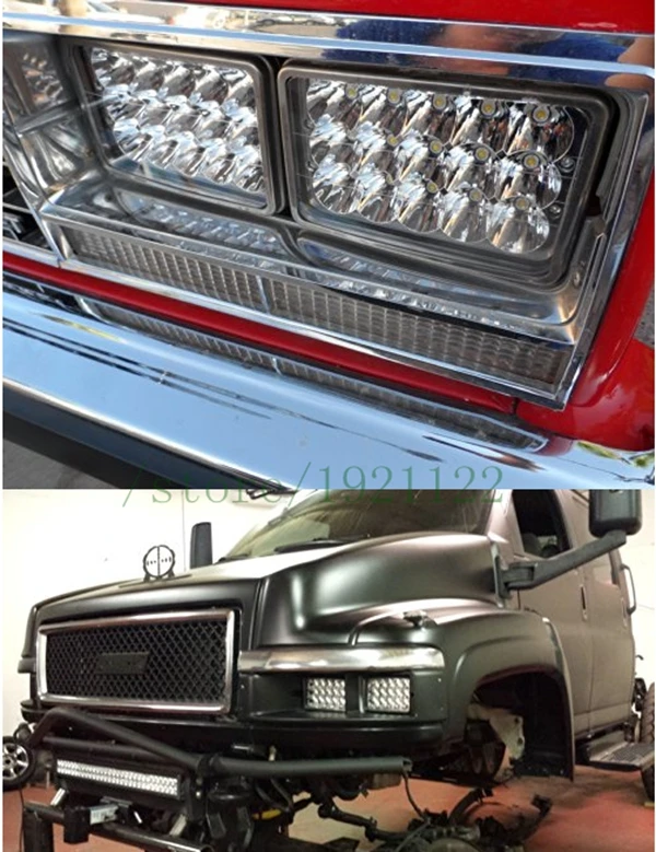 Полугрузовик светодиодный рабочий свет 4 &quotx 6&quot led герметичный луч 45 Вт 6x4 дюйма