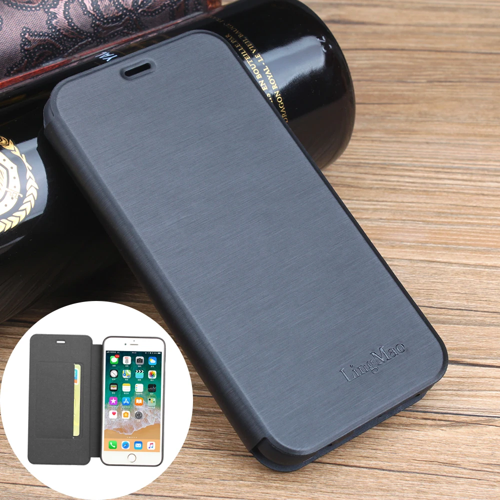 Кожаный чехол в стиле ретро для IPhone X 6 6s 7 8 Plus XS с несколькими держателями карт