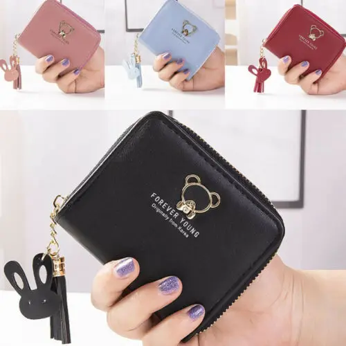 Женский кошелек сумка для монет из кожи с кисточкой маленькая сумочка в виде