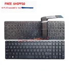 Английская клавиатура для HP 762529-001 765806-001 9Z.N9HSQ.701 V140646BS1 AEY14U00410 2B-08601Q100 US, без рамки, черная клавиатура