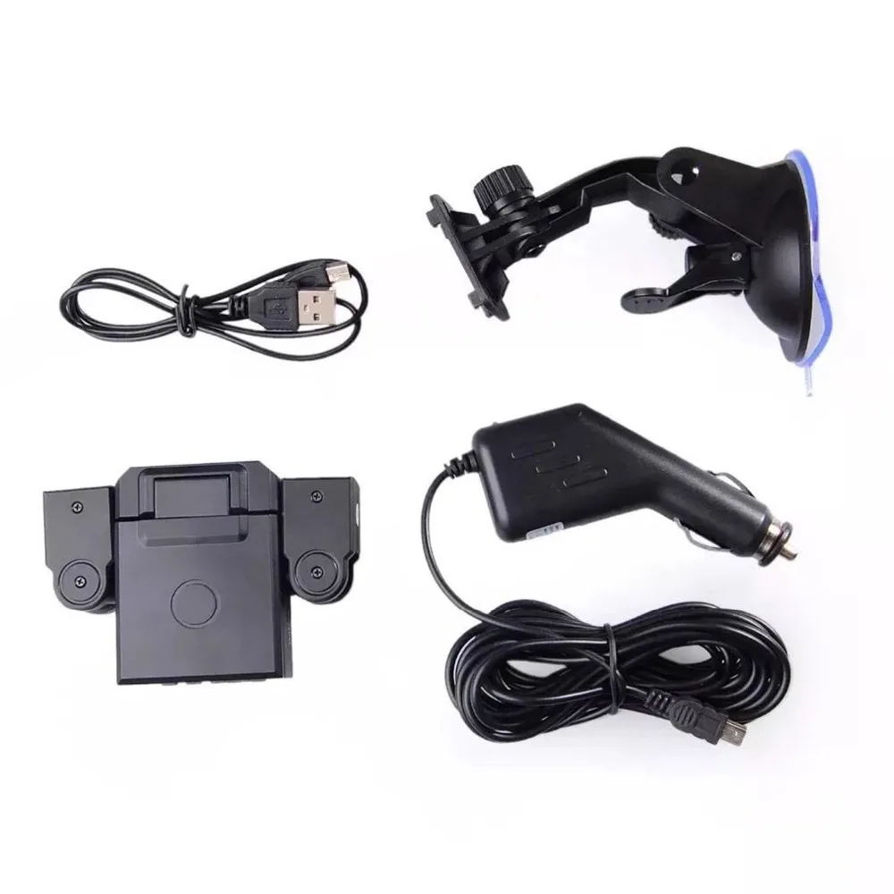 Двойной объектив Видеорегистраторы для автомобилей Камера 2 дюймов ЖК дисплей