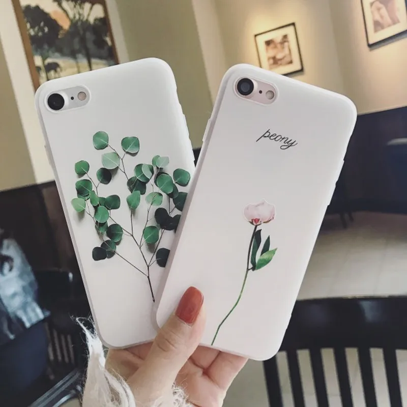 Ультратонкий Мягкий силиконовый чехол для телефона Apple Iphone 6 6s 7 8 Plus Модный