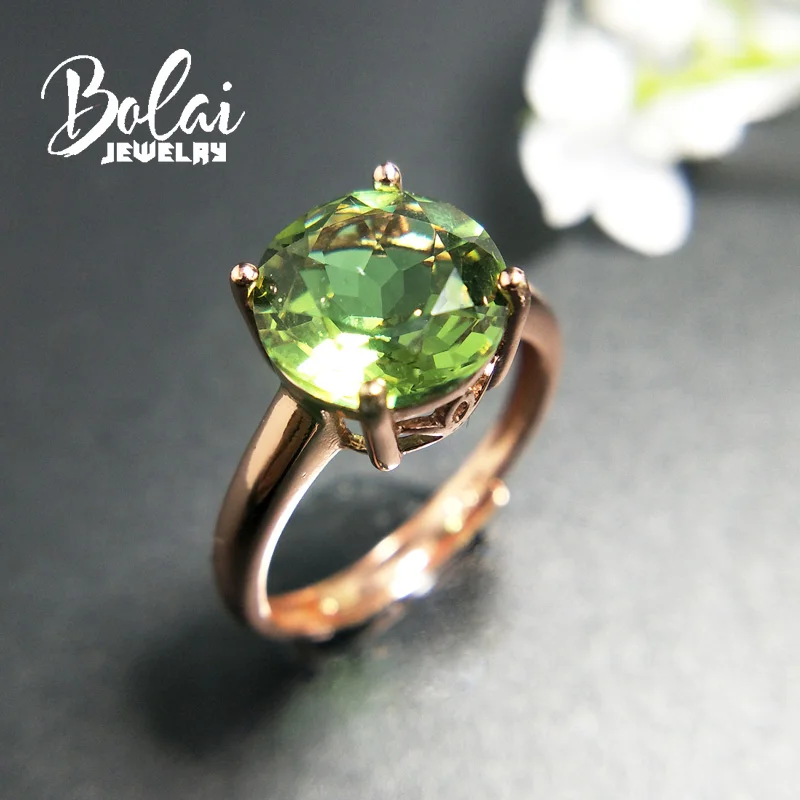 

Женское кольцо с драгоценным камнем Bolai, из серебра 925 пробы, меняющее цвет