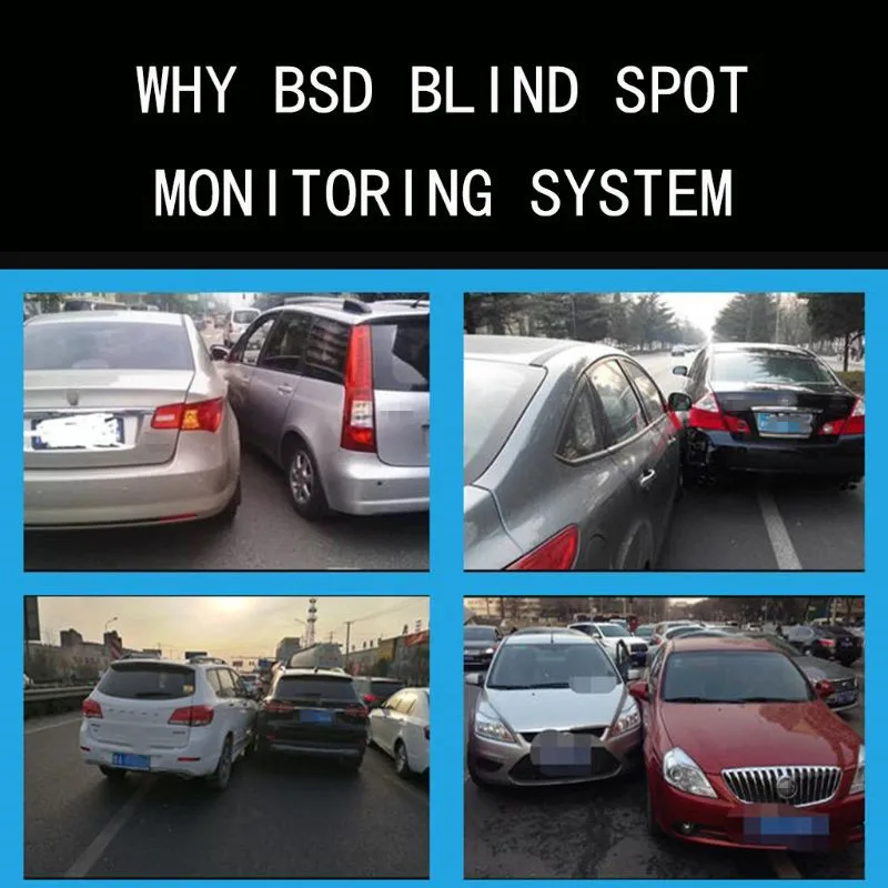 Автомобильный монитор для слепых зон BSD BSA BSM система обнаружения радаров микроволновый датчик помощник для вождения автомобиля Аксессуары для безопасности