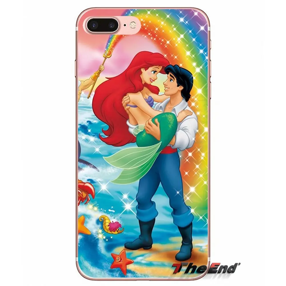 Ариэль татуировки Русалочка для huawei P Smart Y6 Ascend P8 P9 P10 плюс Nova P20 Lite Pro мини 2017