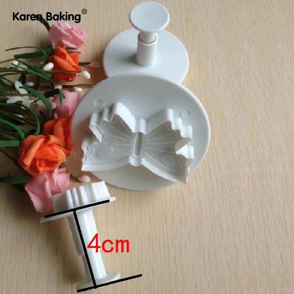 3 шт. в форме бабочки торт печенье машина плунжерная паста сахар ремесло