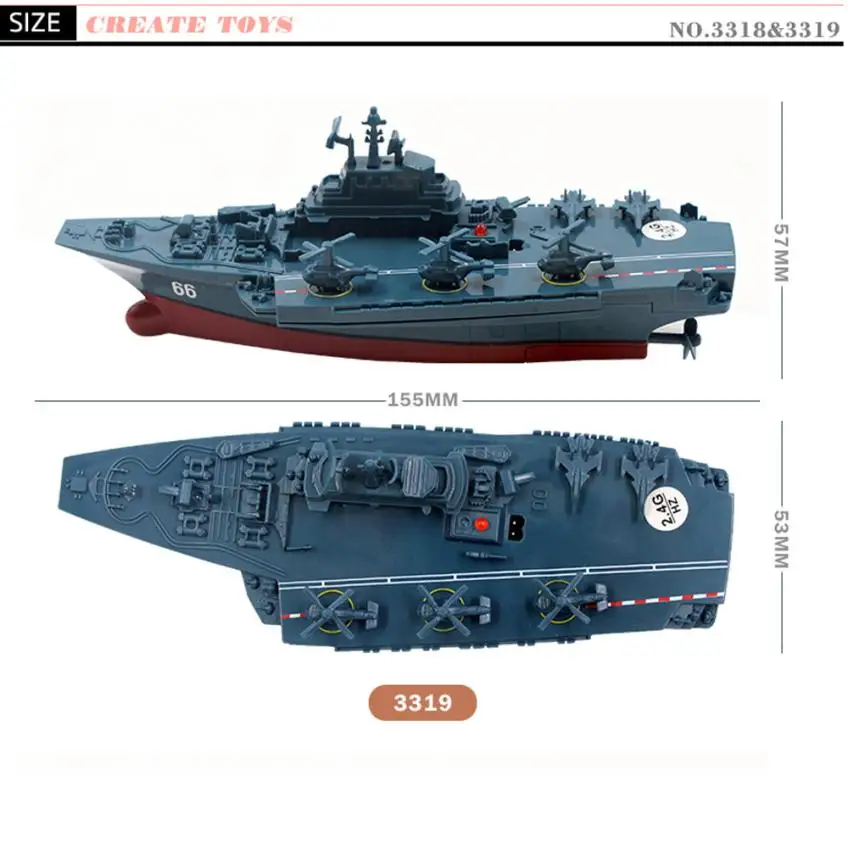 2,4 GHZ RC пульт управления скоростью rc лодка военный корабль лодка игрушки мини электрический RC самолет подарок для мальчиков детские игрушки для игры в воде