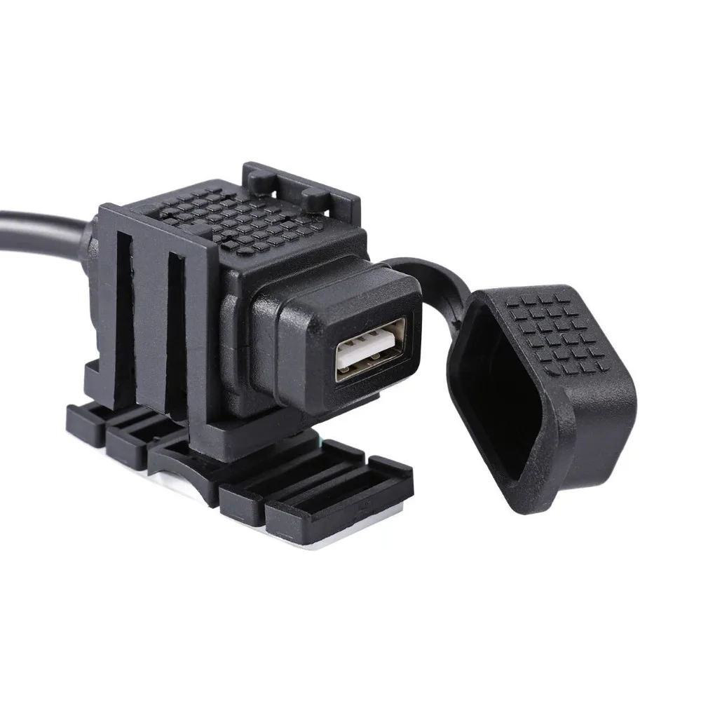 Partol мотоциклетный автомобильный зарядный кабель адаптер 2.1A 12V SAE к USB телефону GPS