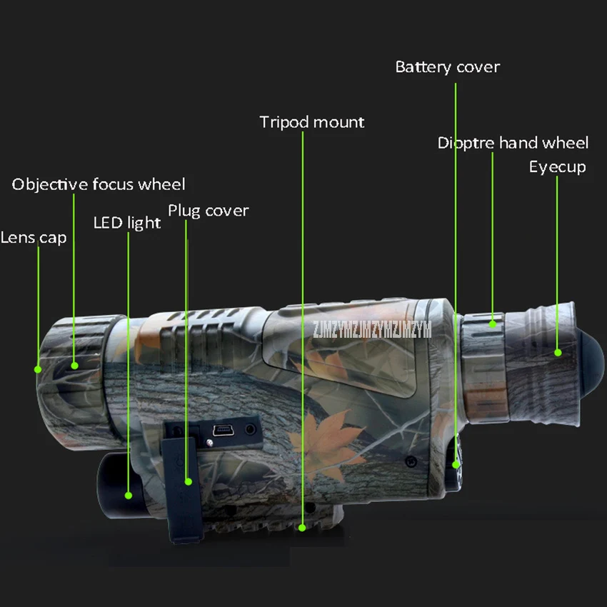 5X40 Инфракрасный цифровой телескоп ночного видения с высоким увеличением и