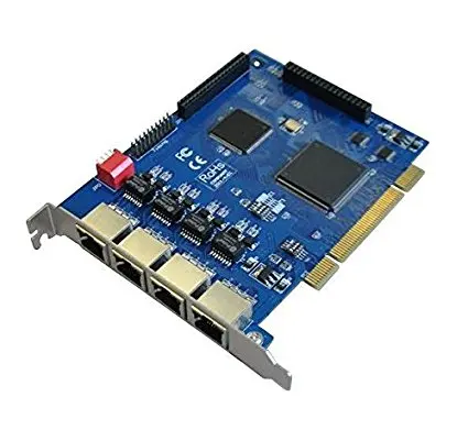 Карта E1 T1 карта ISDN PRI с 4 портами T1/E1 разъем PCI TE420P для VoIP PBX Asterisk поддерживает карту