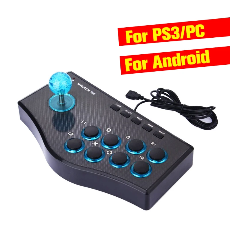Игровой джойстик USB Rocker игровой для P3/ПК Android Plug And Play уличные боевые