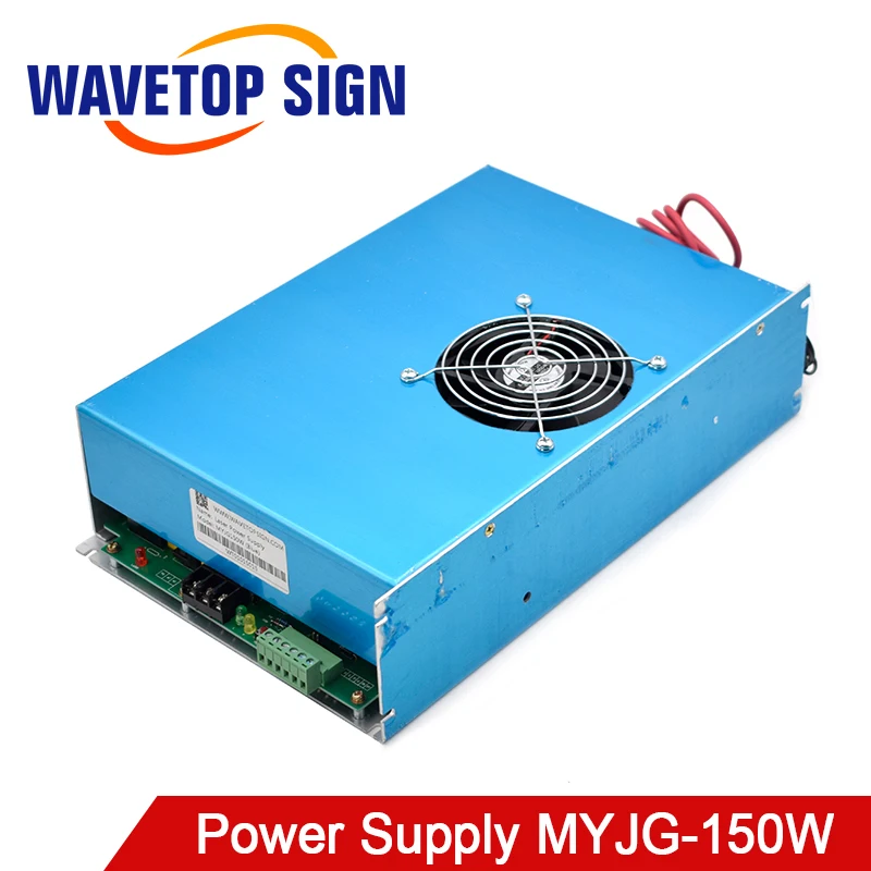 WaveTopSign CO2 лазерный источник питания 150 Вт для лазерной гравировки резки MYJG Вт|power