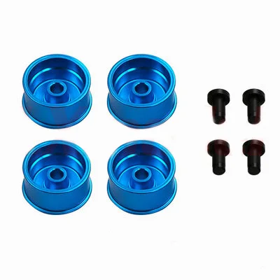 4pcs Tamiya Mini 4WD Racer Parts Homemade Learning Four-wheel Drive Accessories Medium-Diameter Aluminum Alloy Wheels 94992C | Игрушки и