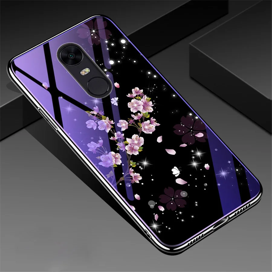 HOTSWEI Xiaomi Redmi Note 4 X 4X Global чехол из закаленного стекла+ Мягкий ТПУ защитный чехол для Xiaomi Redmi Note 4X4 X Чехол