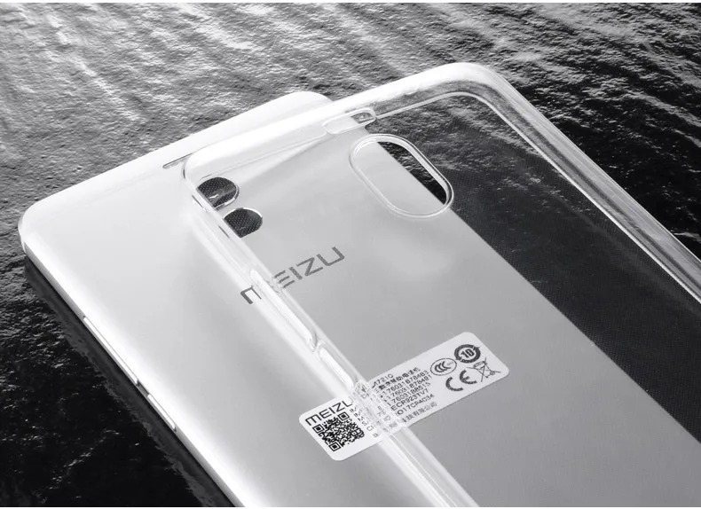 Transparen Case for mei zu pro7 plus m5 m6 note TPU back cover meilan mini m3 6 black Cases phone |