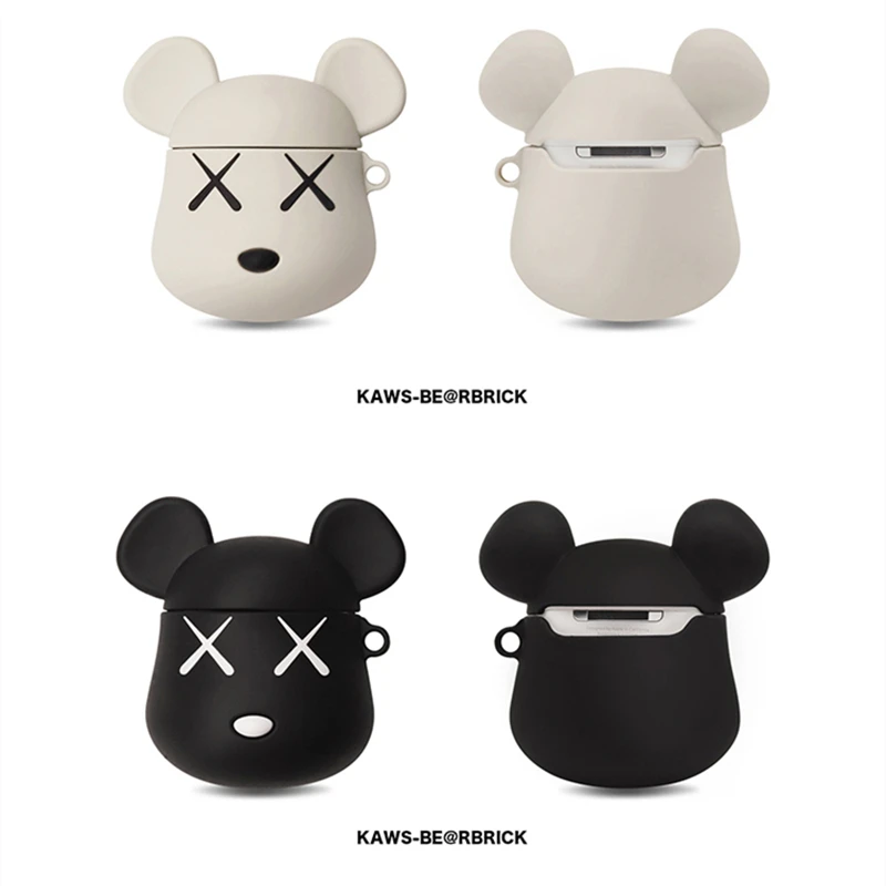 KAVA Мультфильм Bluetooth гарнитура коробка для Apple AirPods 1 2 Прекрасный Микки Маус Анти
