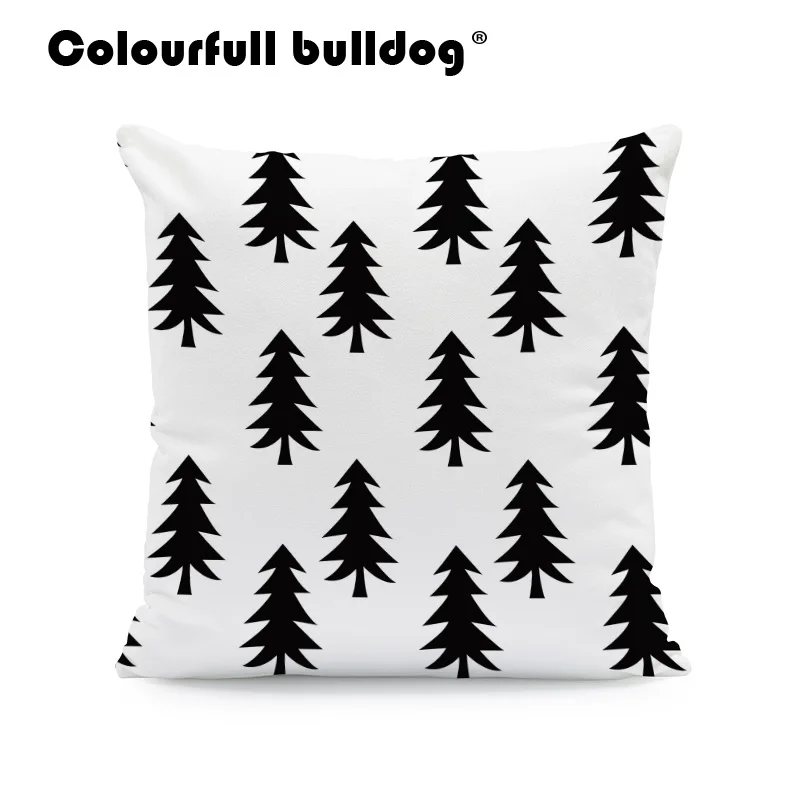 Удобная мягкая Геометрическая подушка набор простых подушек с принтом растений