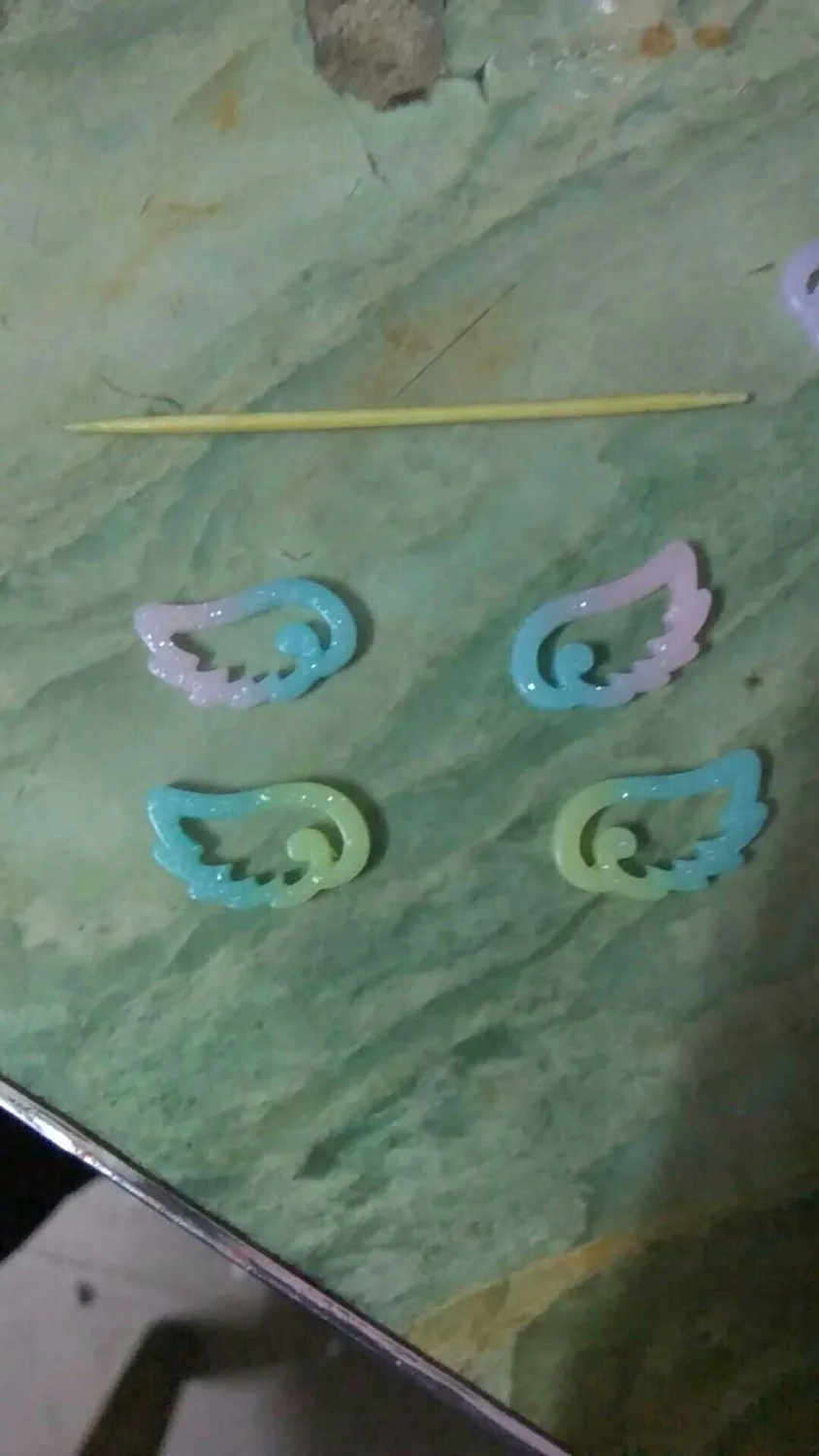 Полые крылья ручной работы искусственная силиконовая форма инструменты для