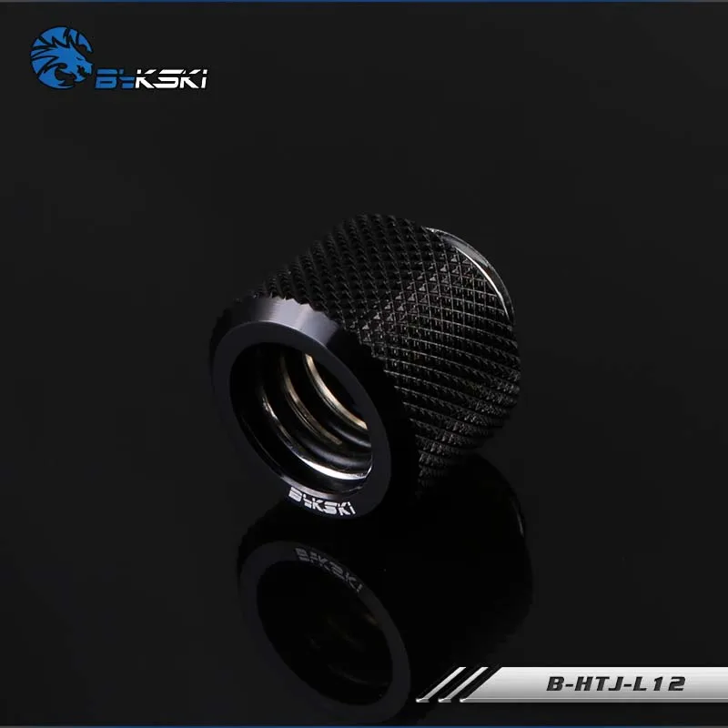 Black Bykski жесткие трубки фитинги для OD12mm/14mm/16mm бутик Алмазный Узор несколько цветов G1/4 ''быстрый поворот 4 уплотнения кольца гаджет V1 - Цвет лезвия: Black