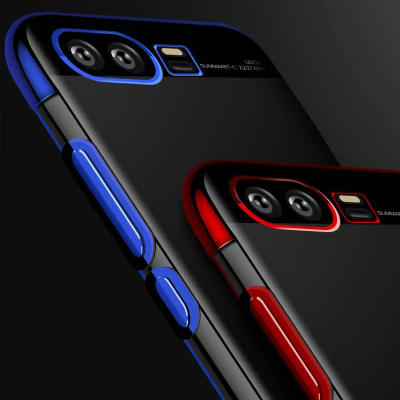 Pushingbest мягкий силиконовый корпус TPU прозрачный с нескольких боковой Цвет