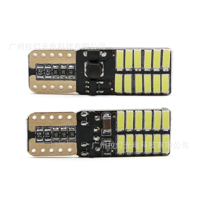 1 пара Высокая мощность 4014 W5W 12V супер яркий светодиодный светильник для