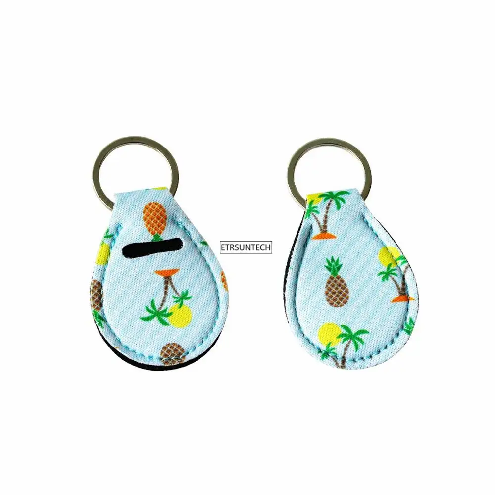 100 шт./лот оптовая продажа держатель для монет брелок неопреновый чехол гостей