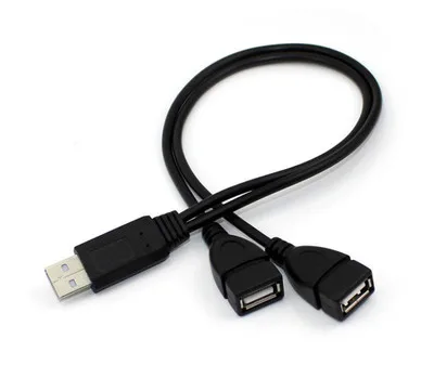 USB удлинитель патч-корд для жесткого диска сетевая карта USB Передача данных зарядный концентратор 2 порта USB 2,0 USB деконцентратор концентратор