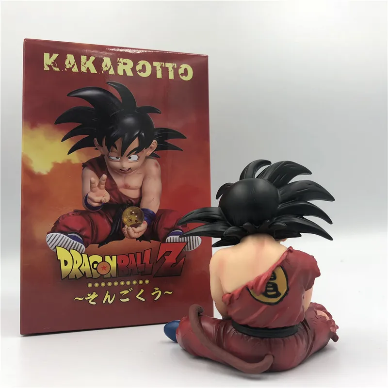 Dragon Ball Z малыш Гоку ранен Ver. Фигурку игрушечные фигурки из игры Dragon Ball DBZ(“Гоку сидя победный жест Вегета ГОКу Супер Saiyan Коллекция Модель