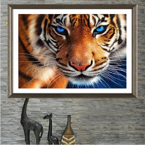 Новинка Алмазная мозаика алмазная вышивка бисер дикие животные голубые глаза