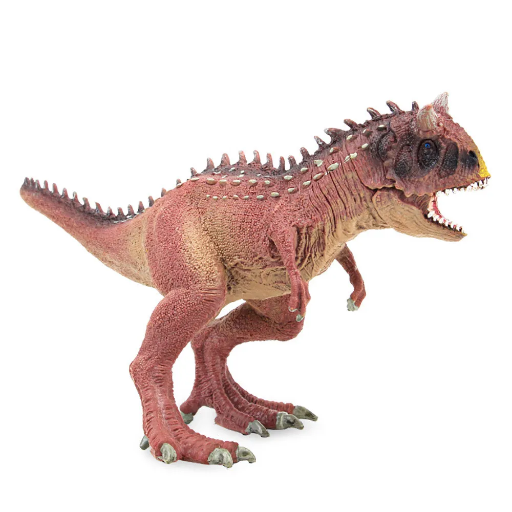 Динозавр модель игрушки многоцветные Развивающие для детей carnoaurus мультяшная