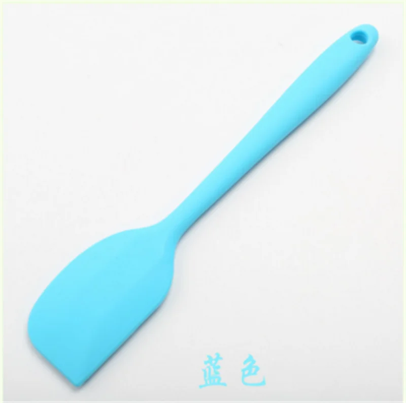 sky blue Кухня Силиконовый крем масло торт шпатель скребок для смешивания теста кисточка, мешалка для масла щетки для выпечки Инструмент Кухонные Принадлежности - Цвет: sky blue