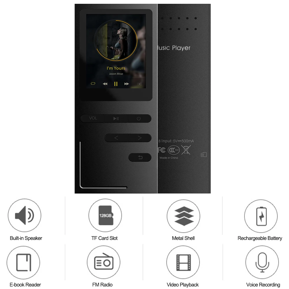 C18 lossless спортивный ультра-тонкий мини студенческий MP3 с внешним MP3-плеером полный Walkman Запись карты музыкальный плеер