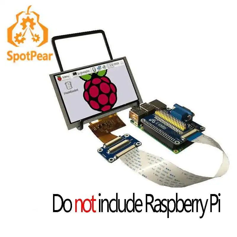 5 дюймовый ЖК дисплей Raspberry Pi и разъем VGA драйвер DPI|raspberry pi|lcd raspberry pilcd display pi |