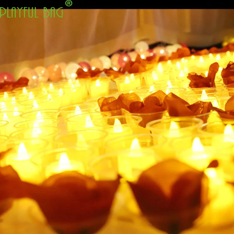 

Электронные свечи, романтическое украшение, свечи, свадебные Композиции, креативные предметы, декоративные реквизиты