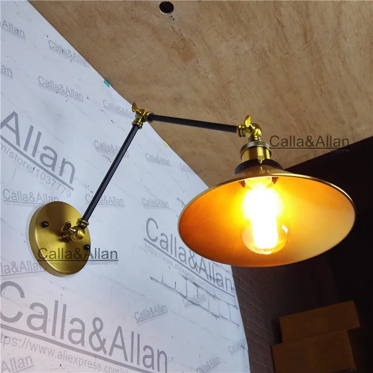 Американский стиль ретро промышленный креативный настенный светильник античный