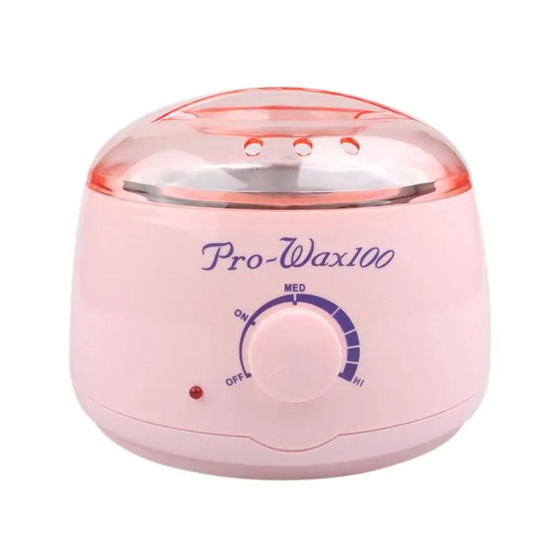 Pink EU Plug 100 Вт машина для удаления волос воск нагреватель горячих ног подогреватель парафина эпилятор машина calentador de cera тела спа восковая машина - Цвет: Pink EU Plug