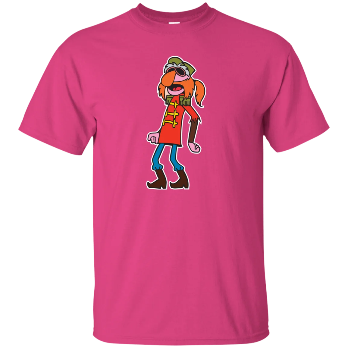 Sgt. Floyd Pepper Muppet Musician Funny Hippy Dr. Teeth G200Ultra мультяшная Футболка Мужская Унисекс Новая