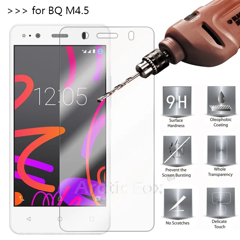 Высокое Качество Премиум закаленное Стекло для BQ Aquaris M4.5 Экран протектор