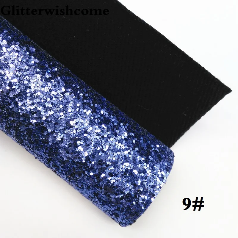 9 Glitterwishcome 21X29 см A4 Размеры виниловые обои для бантами, с эффектом блестящей кожи тканевый Виниловый фон для банты, GM117A - Цвет: 9